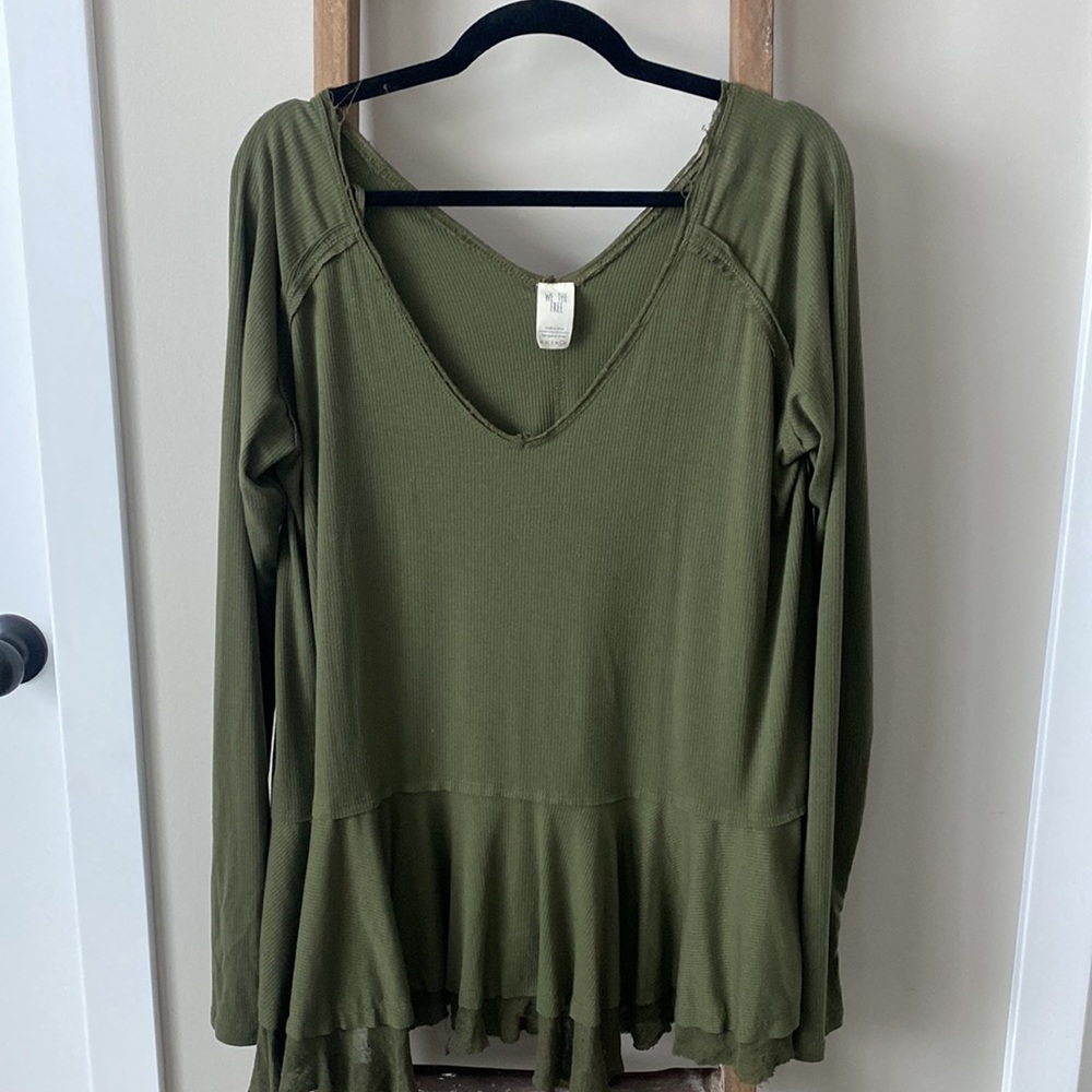 We the Free Green Top